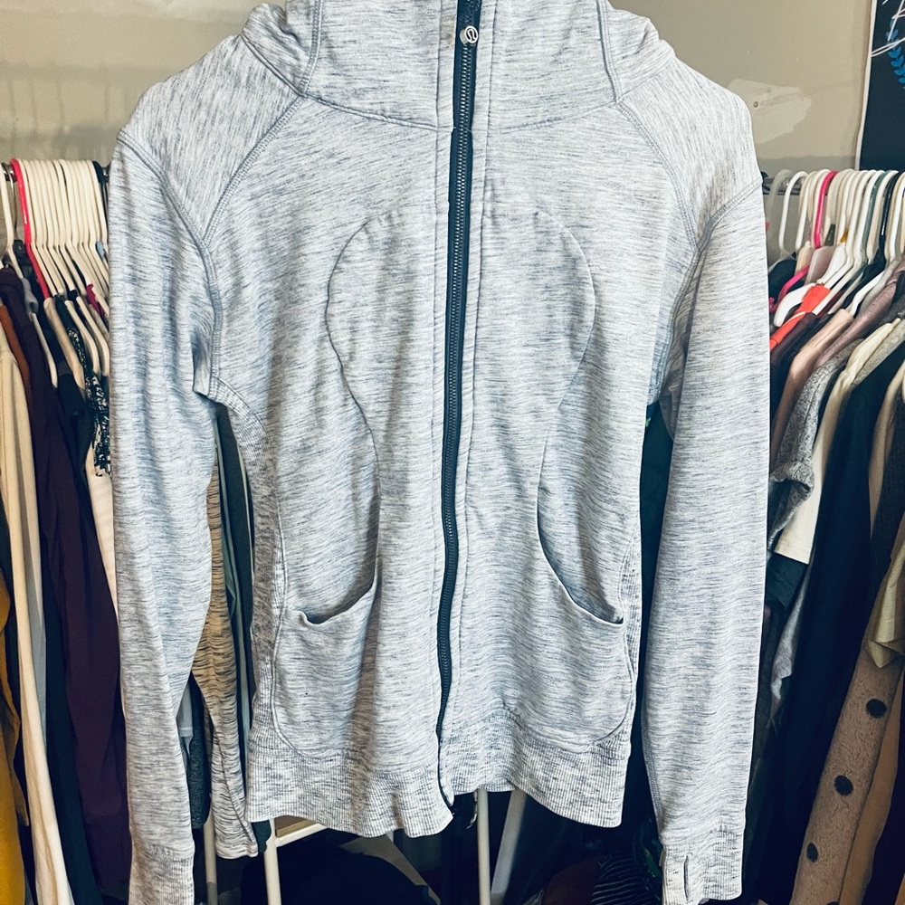lululemon athletica Gray Zip-Up Hoodie